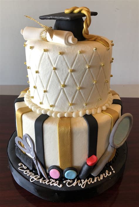 esthetician graduation gift|cosmetology graduation cakes.